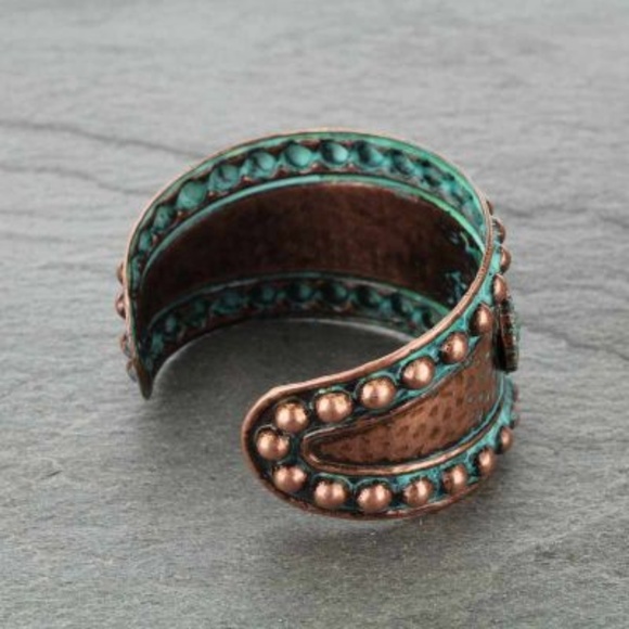 Western Concho Cuff Bracelet - Picture 2 of 3